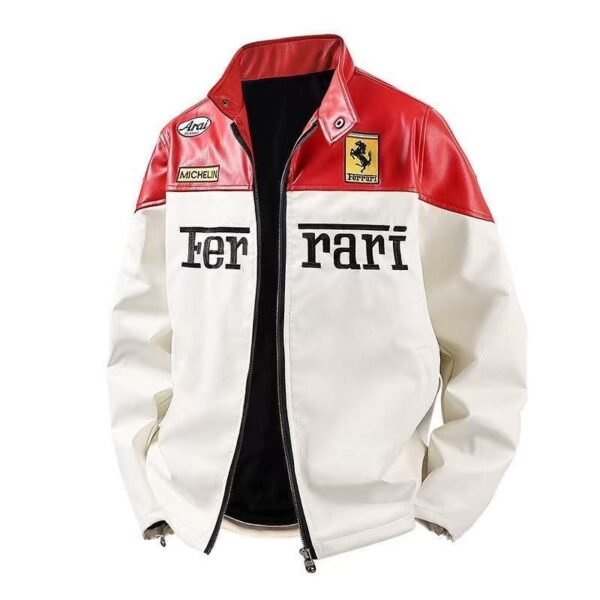 Ferrari Leather Jacket - ფერარის ტყავის ჟაკეტი