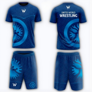 Wrestling UWW Set<span> - </span>Blue, S
