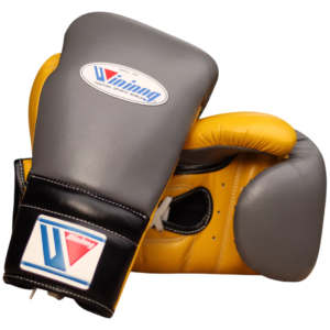 WINNING LACE-UP BOXING GLOVES<span> - </span>Dark Grey, 12oz